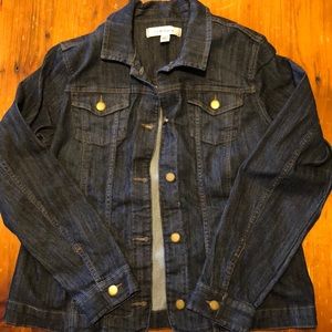 Croft and barrow stretch size medium jean jacket